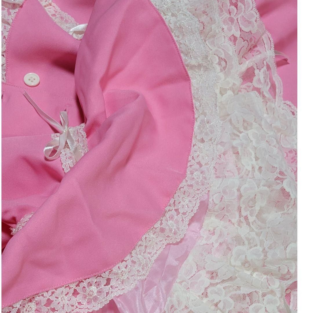 美品】Good Lockピンク 大えりゴスロリロリータ上下セットYコスプレ衣装