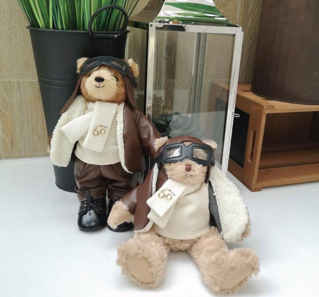 値引き⭕️【激レア】タイ航空60周年ノベルティ ベアー - メルカリ