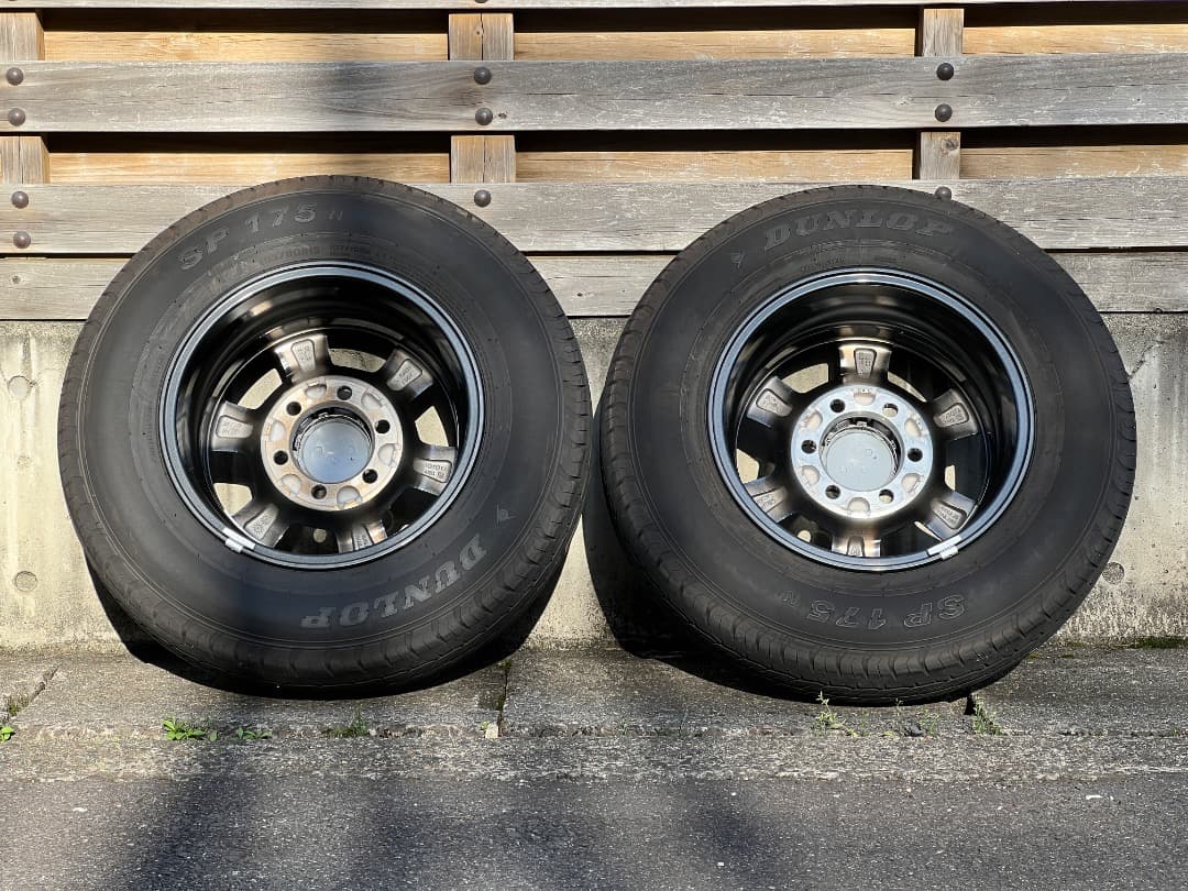 ハイエース純正ディーラーOP】新車外し アルミホイール4本セット
