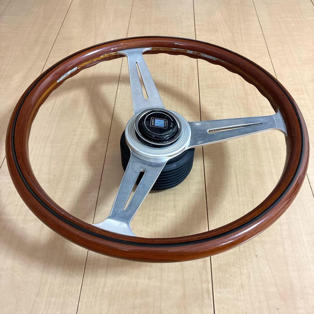 【ビンテージ】ナルディ クラシック　ウッド　ステアリング　36.5cm