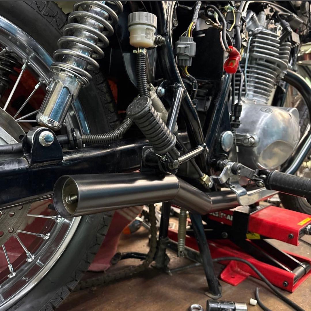 エストレア250 ワンオフヨシムラ風ショート菅スリップオン - メルカリ