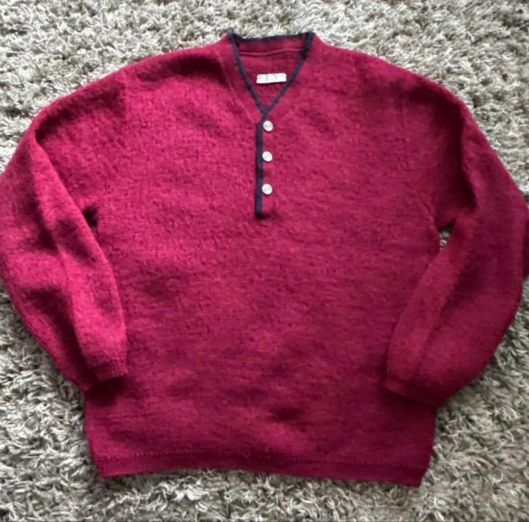 美品 短丈 60s ヴィンテージ　モヘア　ニット　ウール 楽天市場】60's Campus Wool Mohair Knit M / モヘア ウールニット