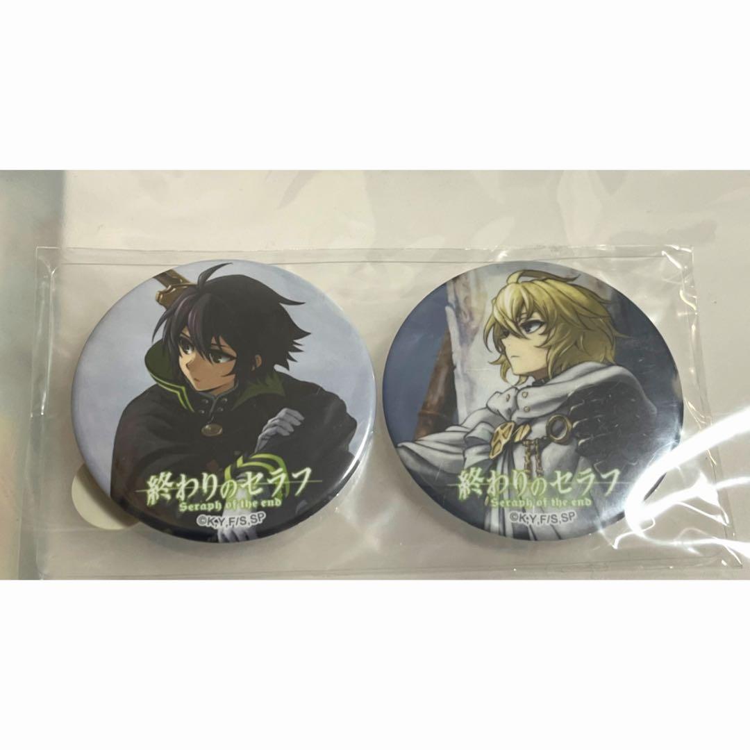 終わりのセラフ 設定資料集 コミケ89 限定 特典 缶バッジ - メルカリ