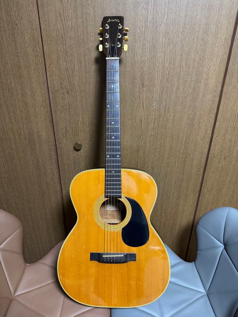 ARIA ビンテージ‼️超弾き易いF120アコースティックギター‼️ Aria F-120 D 1969年製 60年代 ジャパンビンテージ！ - YouTube