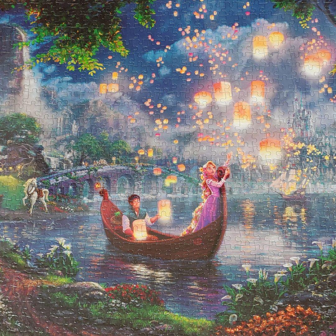 塔の上のラプンツェル ジグソーパズル完成品 フレーム付き ディズニー