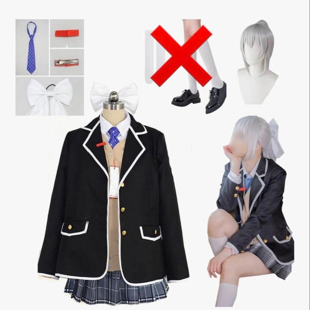 樋口楓 コスプレ 通常衣装　ウィッグ コスプレウィッグ バーチャルYouTuber VTuber 「七次元生徒会！」 樋口楓