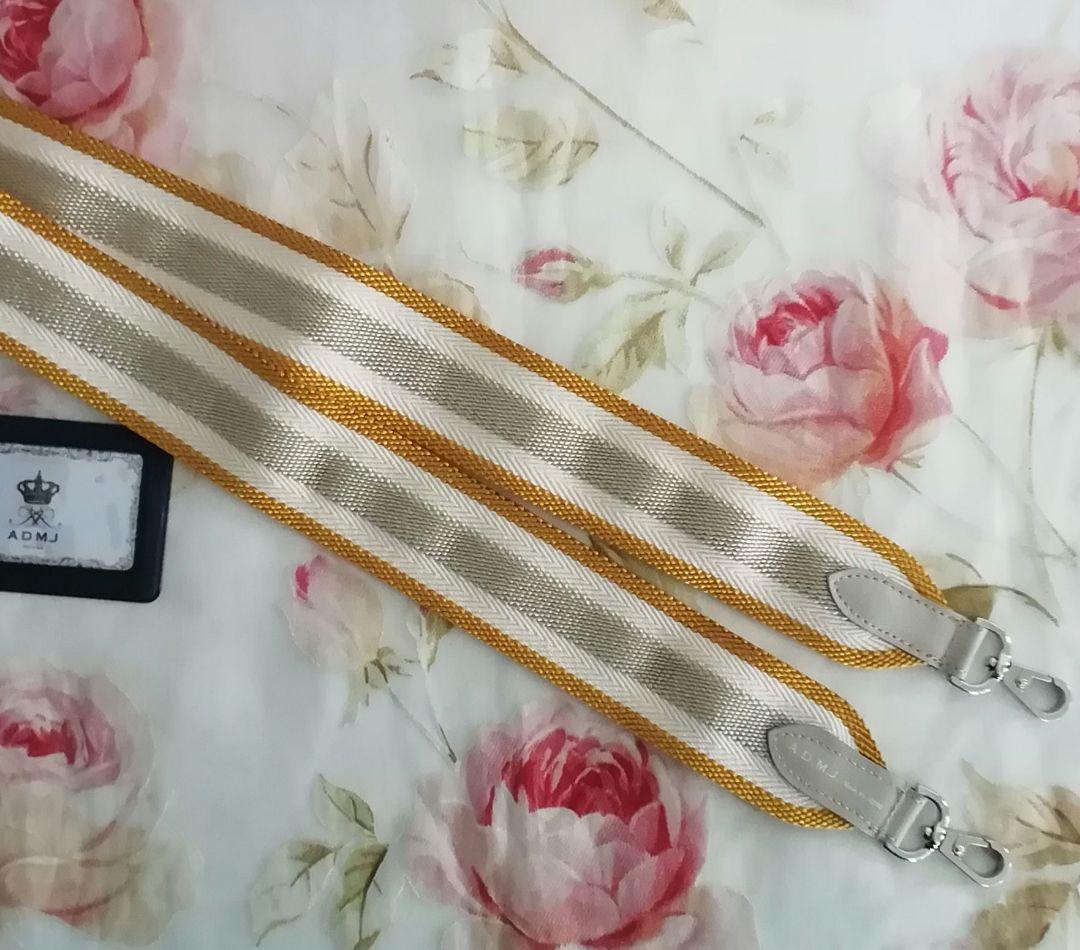 ADMJ☆イタリアンテープ☆ショルダーストラップ☆タマミワタナベZAO