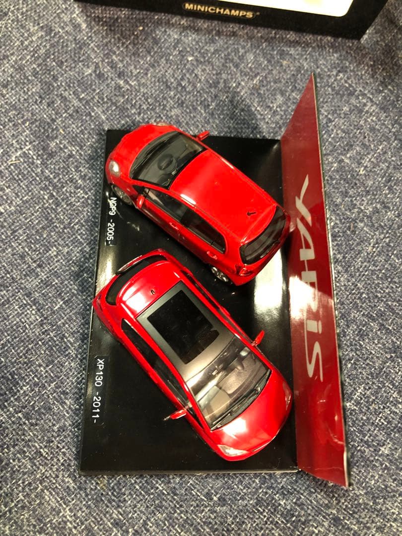 1/43 カスタム トヨタ ヤリス NCP9(2代目) XP130(3代目) 赤 - メルカリ