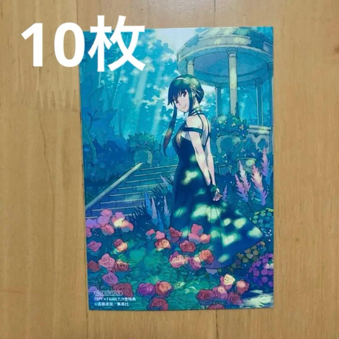 10枚 特典 ヨル いばら姫 アニメイト イラストカード スパイファミリー