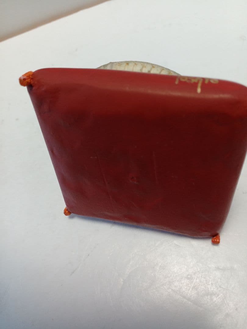 朝隈俊男さん　巳　蛇　サイン入り　高さ７センチ