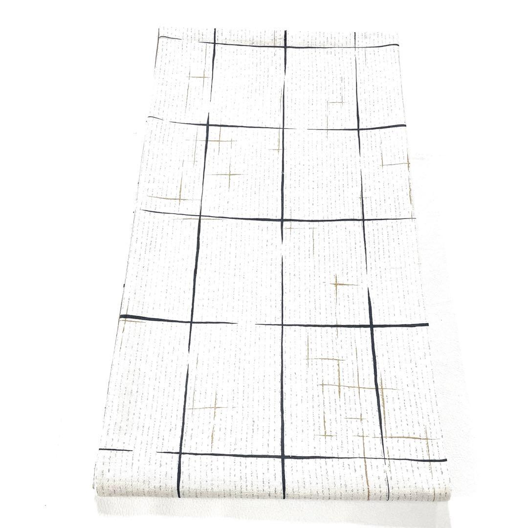 帯6556 ○やまと誂製 高級 正絹 紬 全通 袋帯 市松模様 - メルカリ