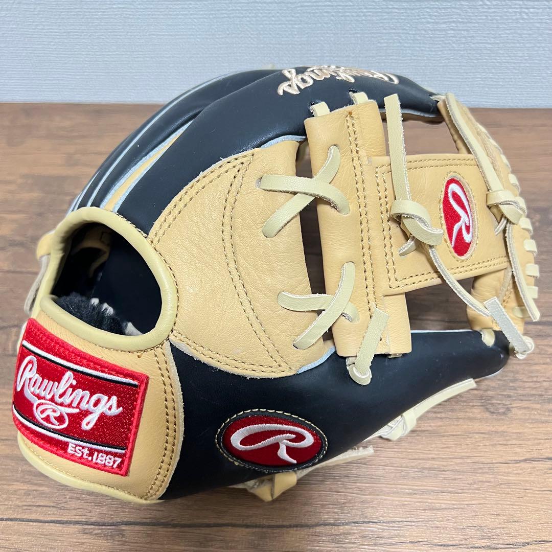 【未使用品】一般軟式・グローブ ローリングス 内野用・大人用 キャメル Rawlings（ローリングス） 硬式グローブ 革ソフトボールグローブ 硬式