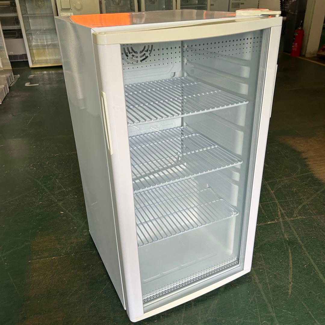 132業務用 冷蔵ショーケース オフィスコンビニ XW-105 左右開き 小型