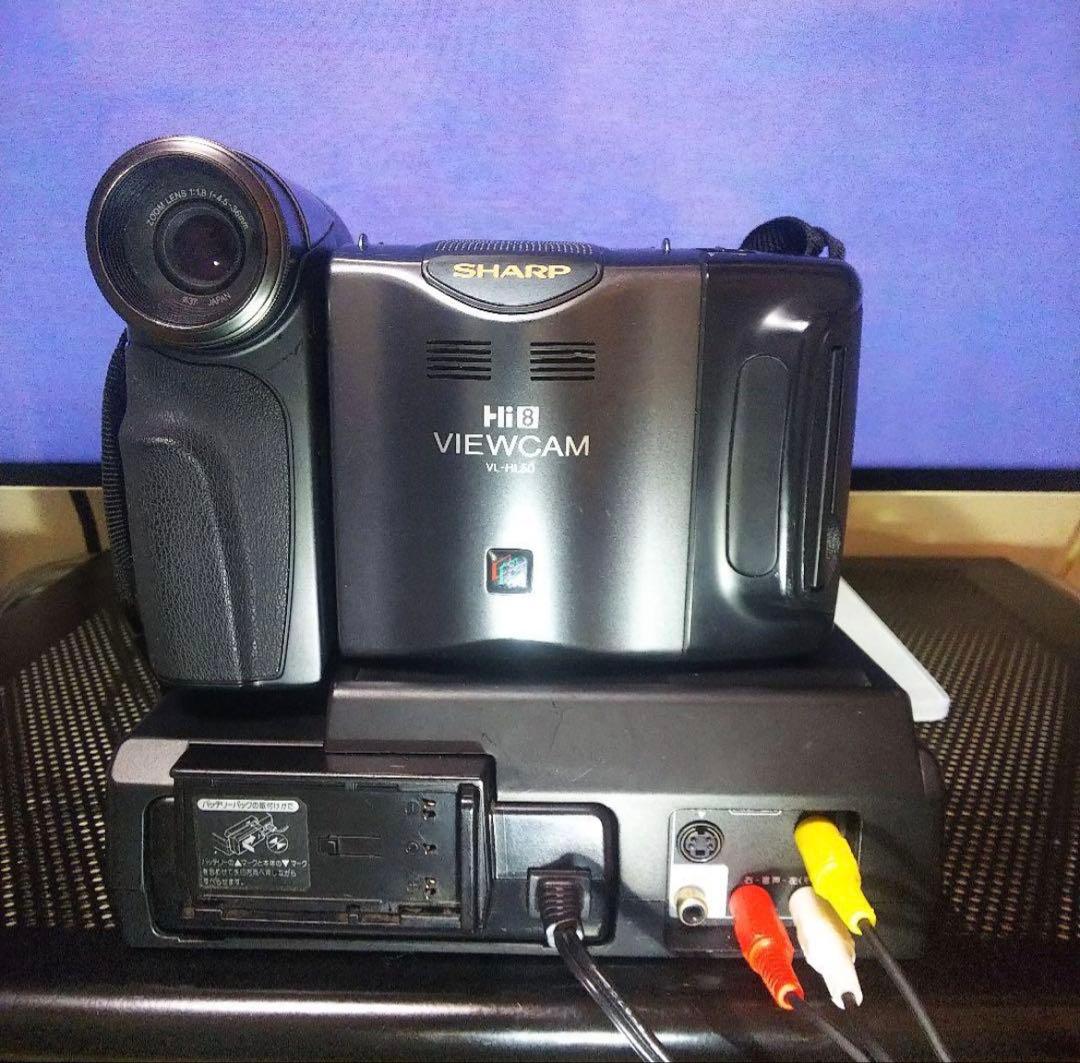 SHARP Hi8 ビデオカメラ VL-HL50 液晶ビューカム - メルカリ