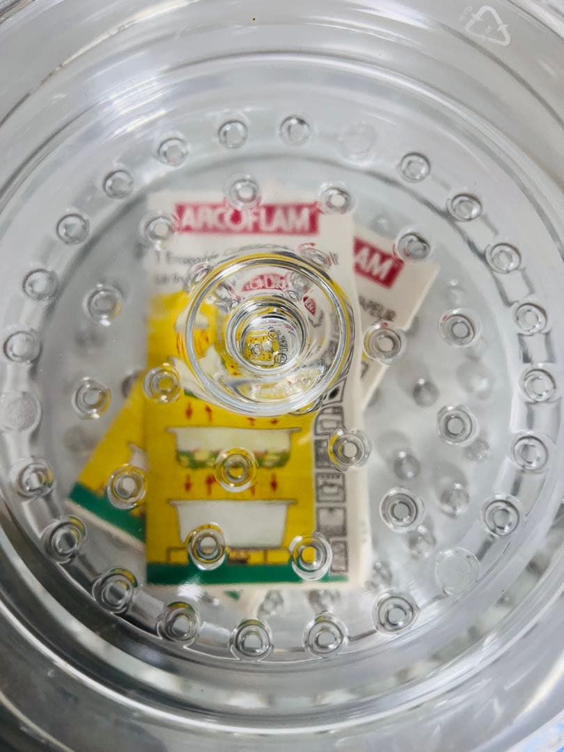 幻の新品 ARCO FLAM ガラス製蒸し器 セイロ超耐熱ガラス フランス製