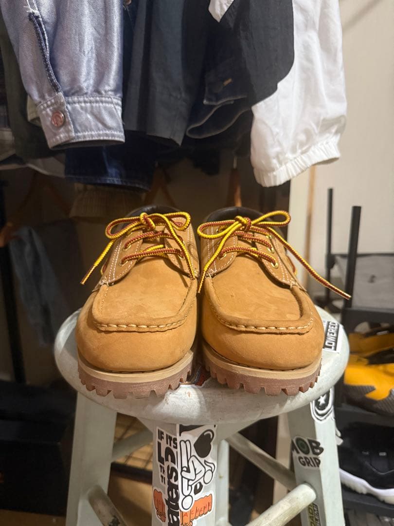 Timberland デッキシューズ　3eye 27.5cm イエローブーツ