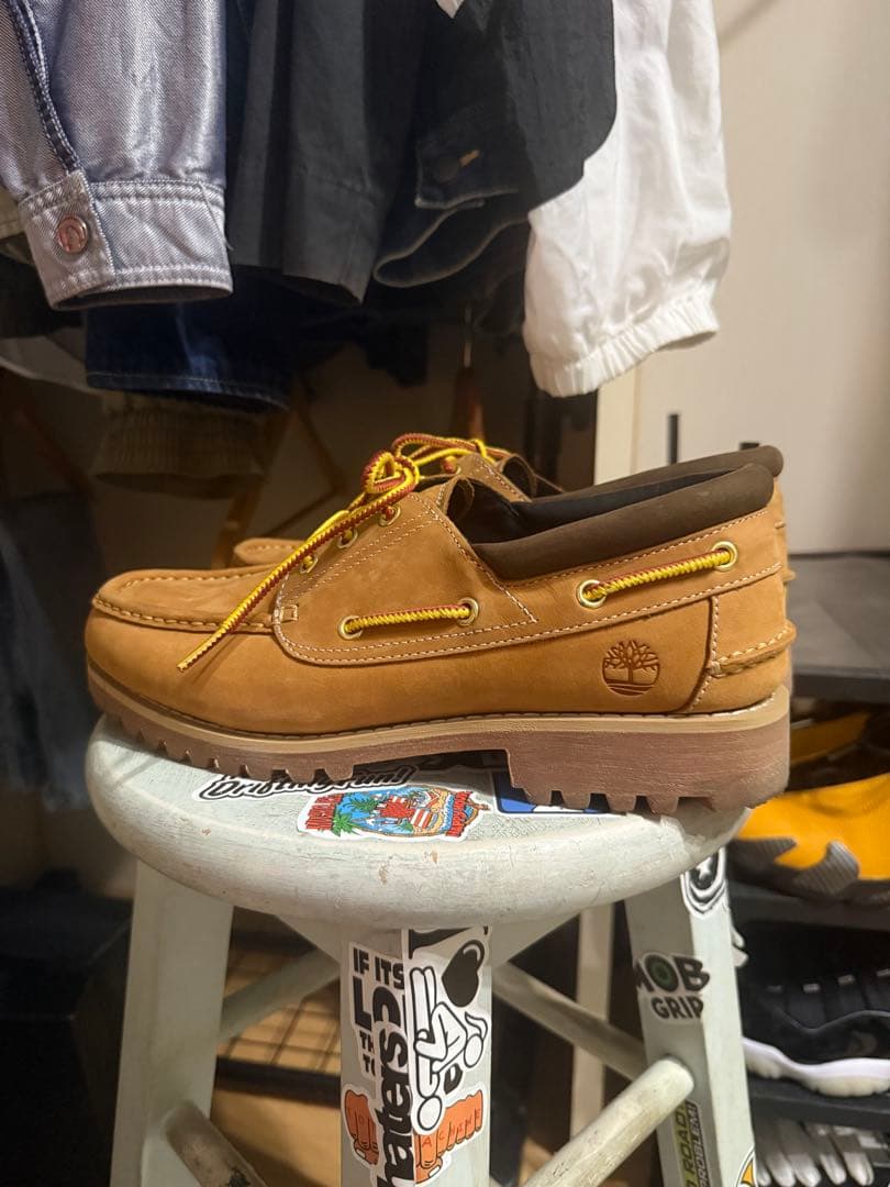 Timberland デッキシューズ　3eye 27.5cm イエローブーツ