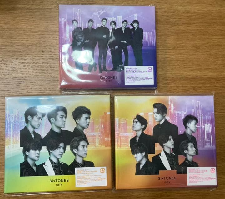 新品未開封【匿名配送】SixTONES CD アルバム『CITY』3形態セット Amazon.co.jp: 【メーカー特典6種付き】【Blu-ray3形態セット】CITY