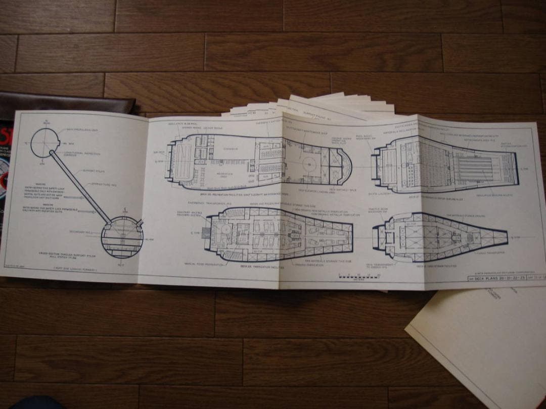 Star Trek Blueprints スタートレック 宇宙船 設計 青写真