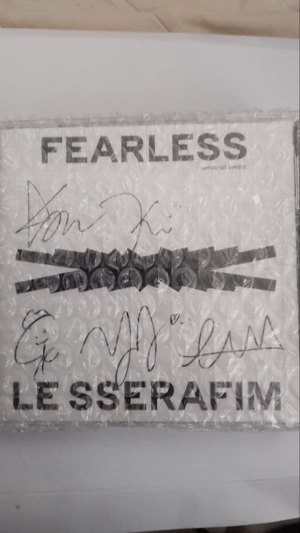 LE SSERAFIM FEARLESS 直筆サイン LE SSERAFIM FEARLESS 直筆サイン LE SSERAFIM [FEARLESS] All Member