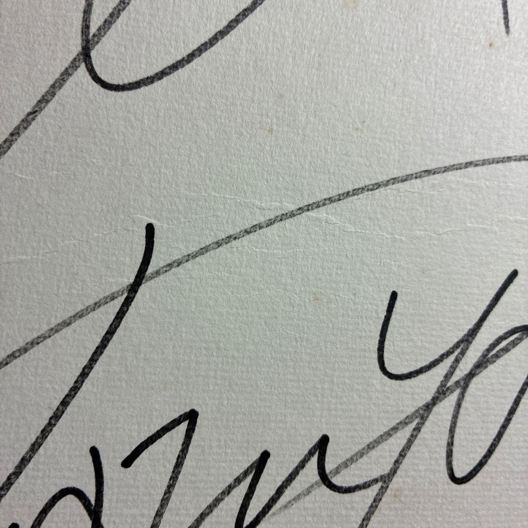 亀梨和也 色紙 直筆サイン ⭐️最終お値下げです⭐️ - メルカリ