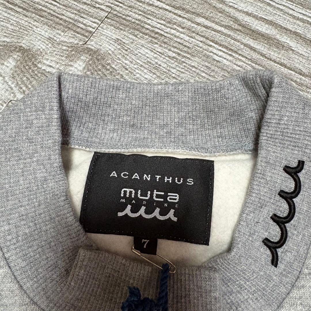 ⭐️新品未使用 ムータマリン モックネックスウェット グレー サイズ7