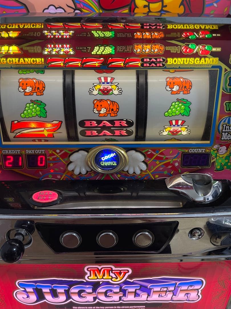実機】マイジャグラー2 スロット コイン不要 - メルカリ