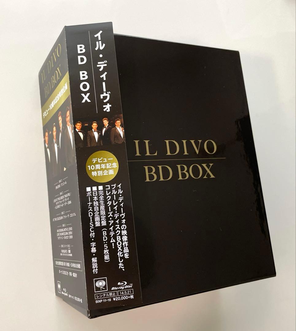 イル・ディーヴォ/IL DIVO BD BOX〈完全生産限定盤・5枚組〉 イル・ディーヴォ/IL DIVO BD BOX〈完全生産限定盤・5枚組〉 IL DIVO