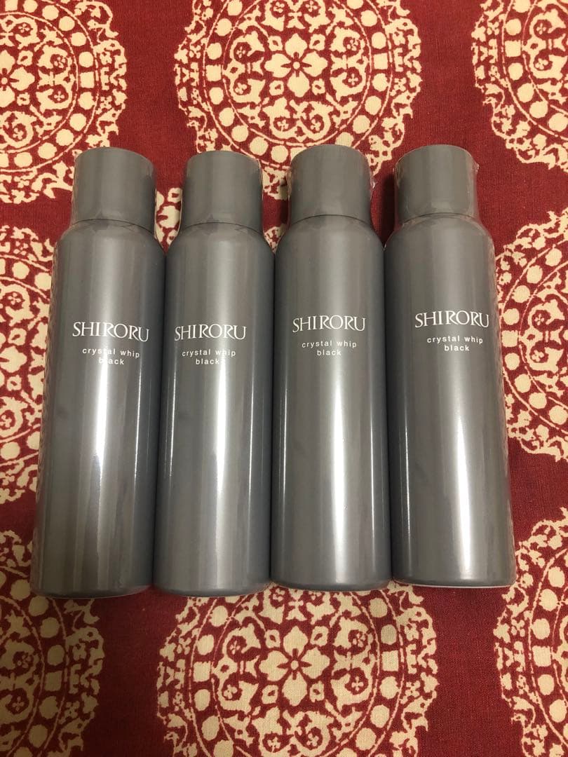 ★SHIRORU シロル クリスタルホイップ ブラック 泡洗顔 4本 セット クリスタルホイップ ブラック｜SHIRORU(シロル)公式オンラインストア
