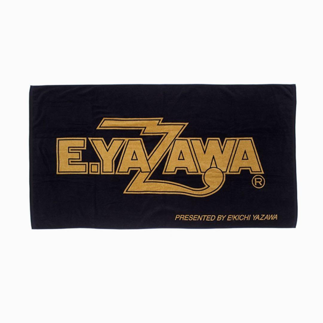 矢沢永吉 スペシャルビーチタオル(ロゴ)ブラック/ゴールド - メルカリ