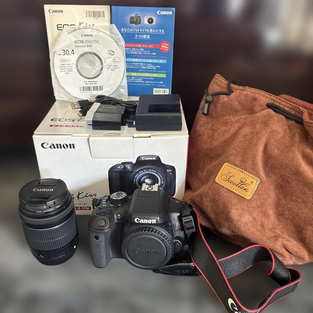 デジタルカメラ EOS Kiss X8i EF-S 18-55 IS STM Kit EOS Kiss X8i デジタル一眼レフカメラ EF-S18-55 IS STM レンズキット