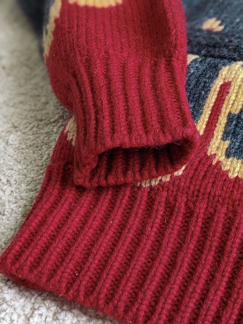 新品❣️ハーレーダビッドソン カウチンニット90s デッドストック