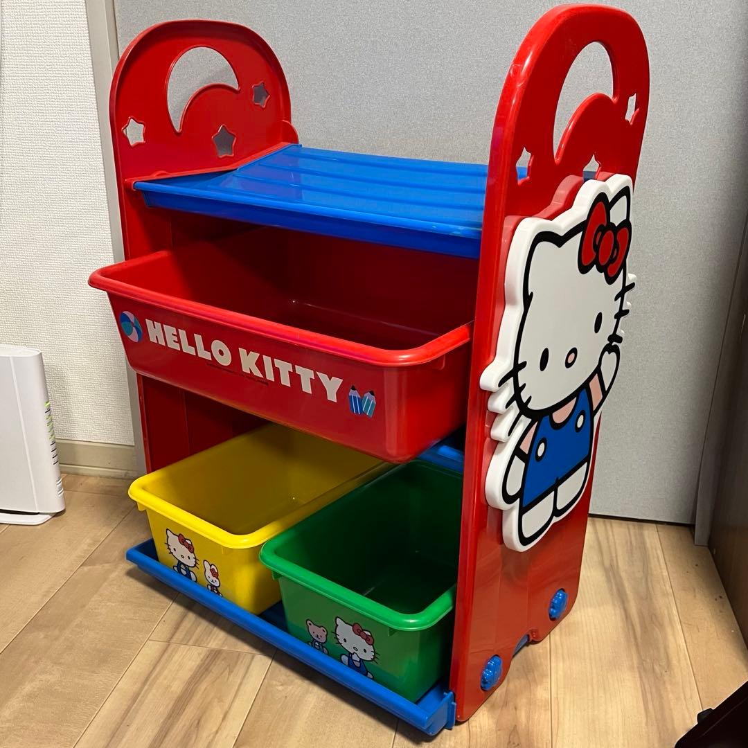 希少】ハローキティ おもちゃ箱 収納BOX 2003年 平成レトロ 当時物