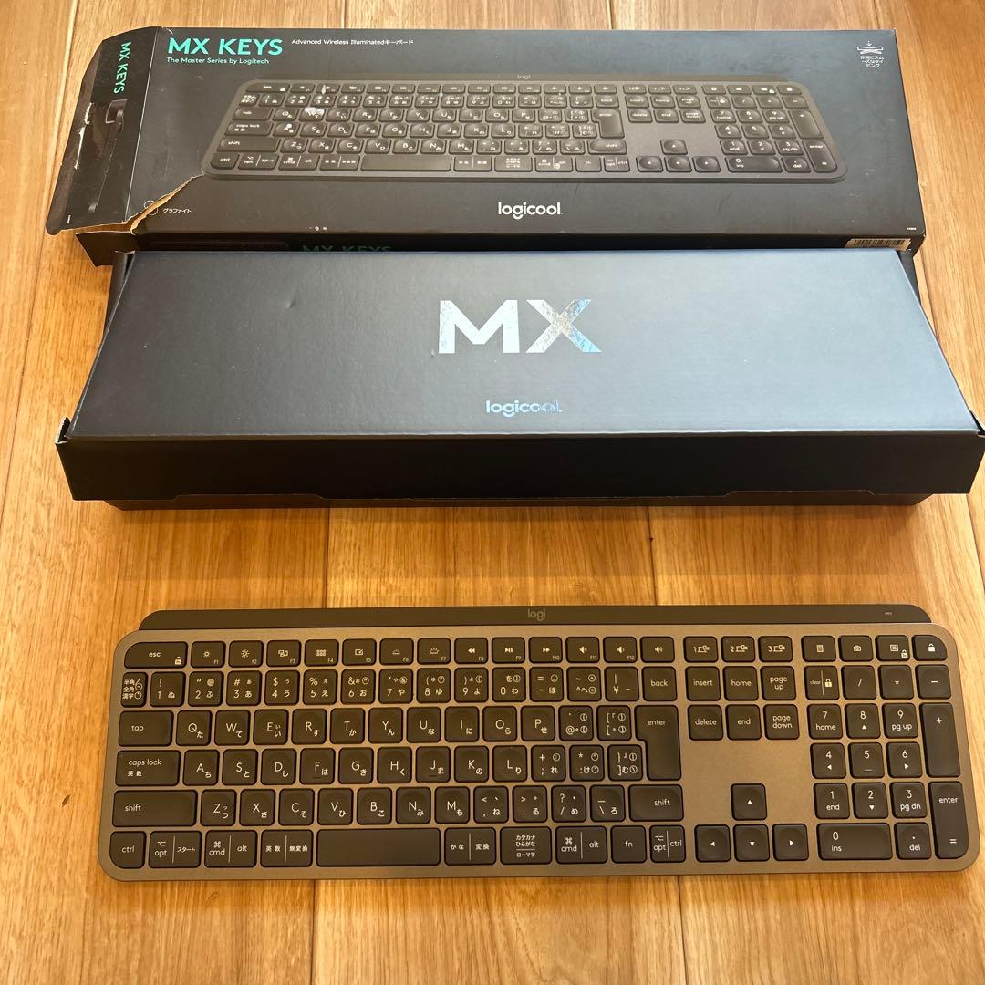 Logicool MX KEYS 日本語配列 ワイヤレス 箱付 logicool（ロジクール） ロジテック LOGITECH MX KEYS S Advanced