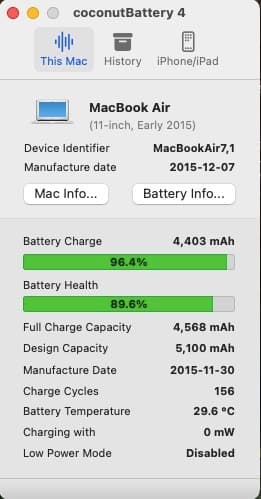 y.MacBook Air 2015 1.6Ghz 128Gb USキー
