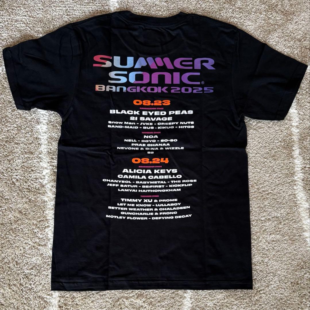 新品未使用】サマソニバンコク 公式Tシャツ 黒Sサイズ SnowMan - メルカリ