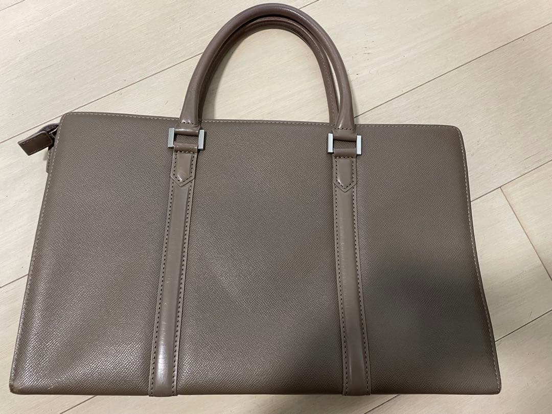 マッキントッシュロンドン 本革ブリーフケース グレージュ 日本製 三陽商会 マッキントッシュロンドン 本革ブリーフケース グレージュ 日本製 三陽