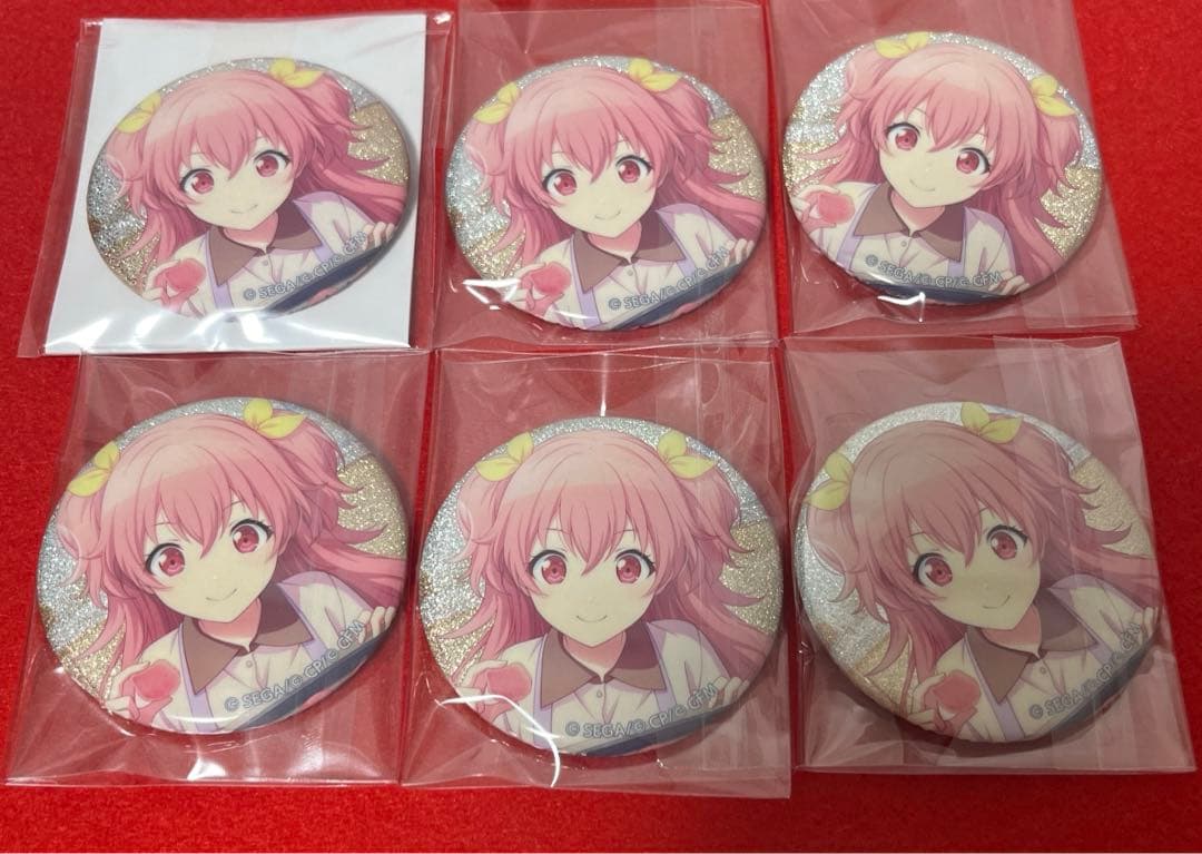 プロジェクトセカイ プロセカ 桃井愛莉 グリッター缶バッジ 15A - メルカリ