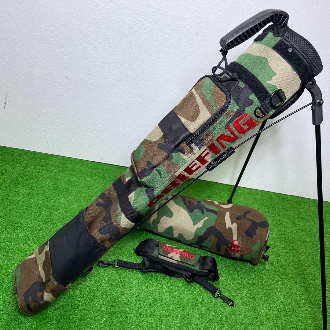 BRIEFING セルフスタンドキャリー カモ 迷彩 展示未使用品 ゴルフ
