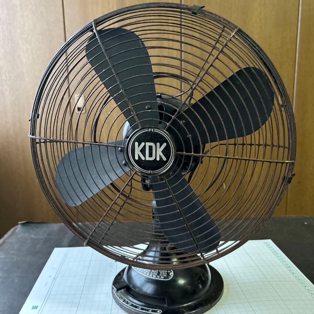 昭和レトロ 扇風機 鉄製 アンティーク 川北電気 KDK インテリア - メルカリ