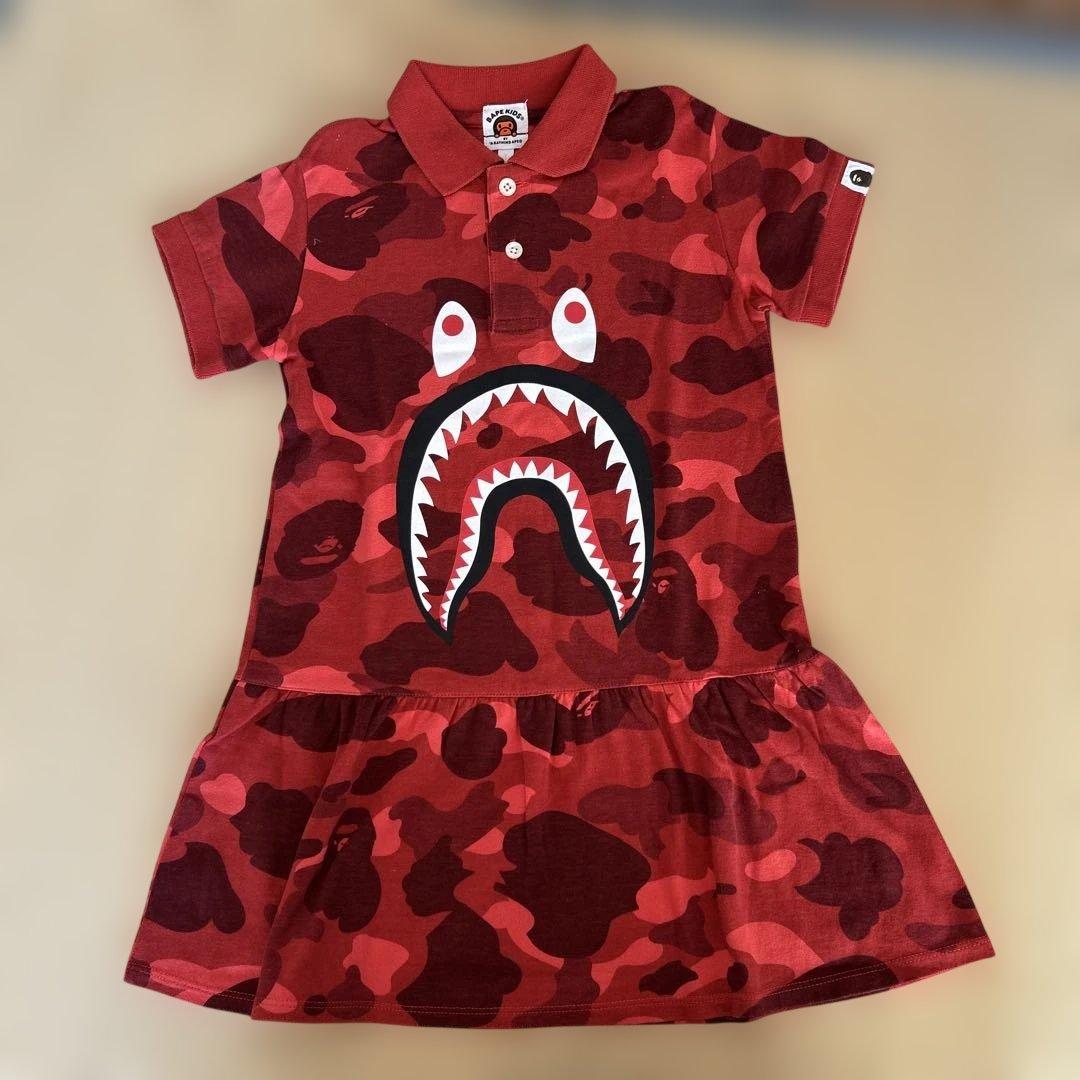 美品・BAPE KIDS ワンピース 120cm正規品 - メルカリ