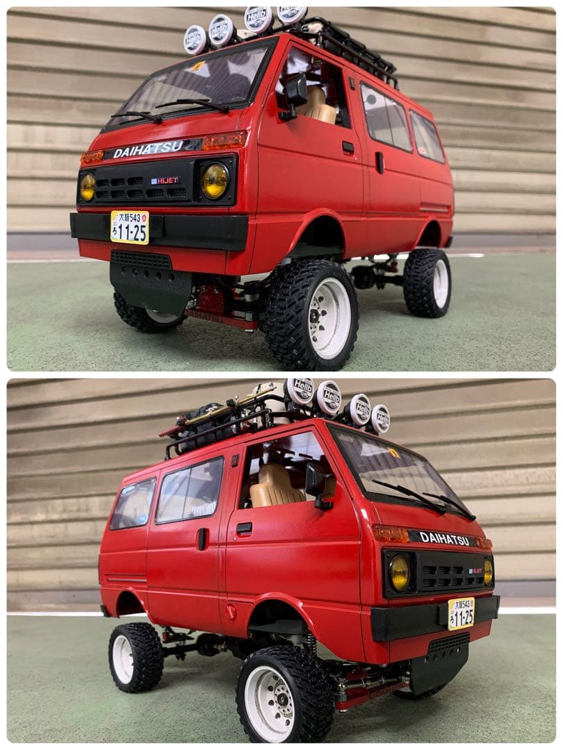 WPL D42 ハイゼット 軽バン クローラー トレイル 4WD カスタム - メルカリ