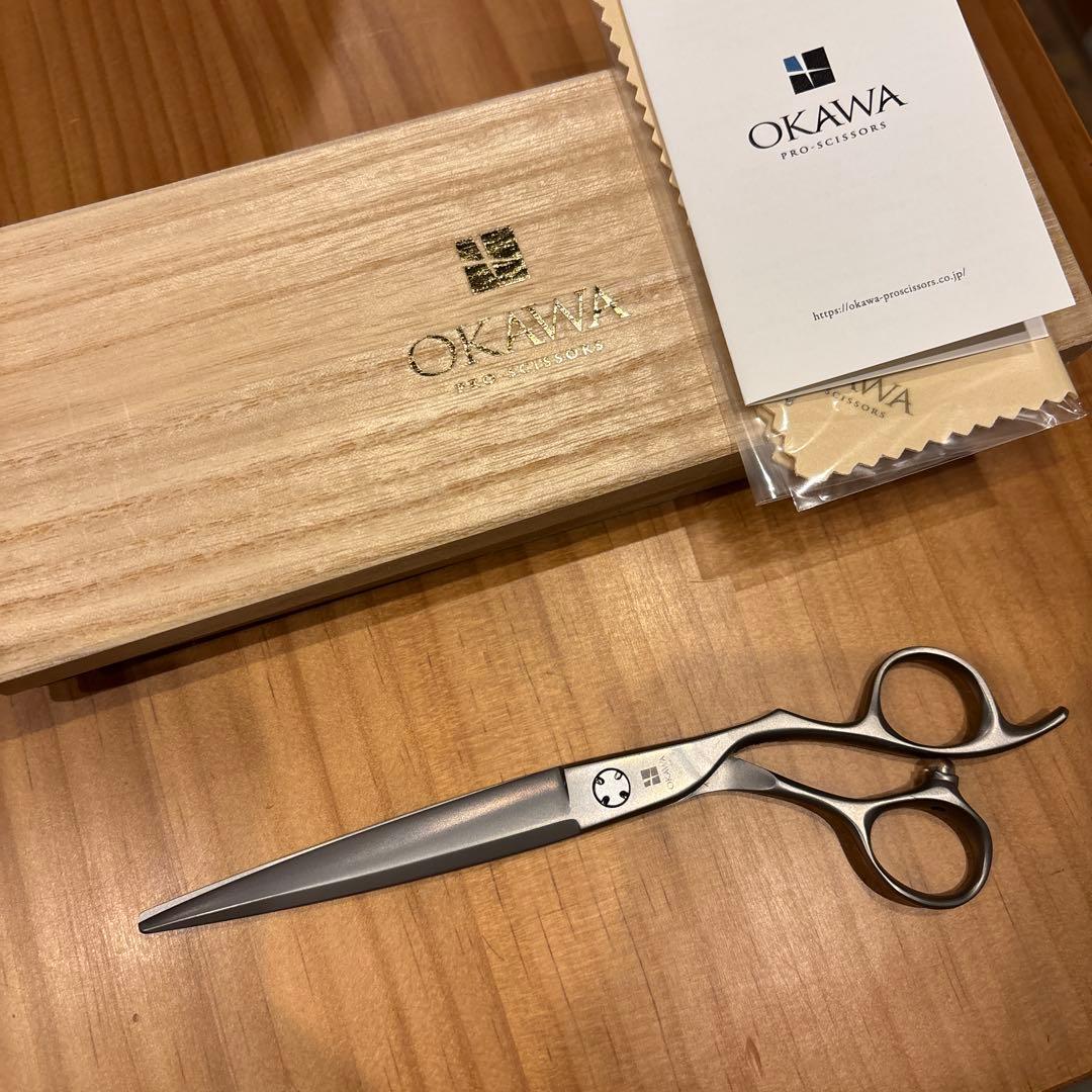 オオカワシザー　SG-70X 7インチ パウダーハイスメタル　カスタム特注品 こだわりの鋼材で選ぶ 相棒カットシザーズ | OKAWA pro-scissors 理