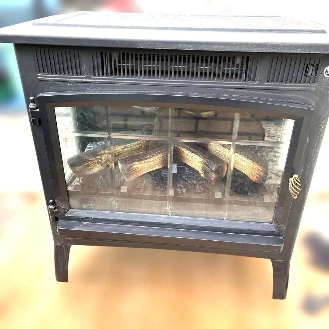 QVCジャパン　フェイク暖炉型　電気ファンヒーター　DFI-5010-01 QVC 暖炉型ヒーター DFI-5010-01 速暖 デュラフレーム 送料無料 - メルカリ