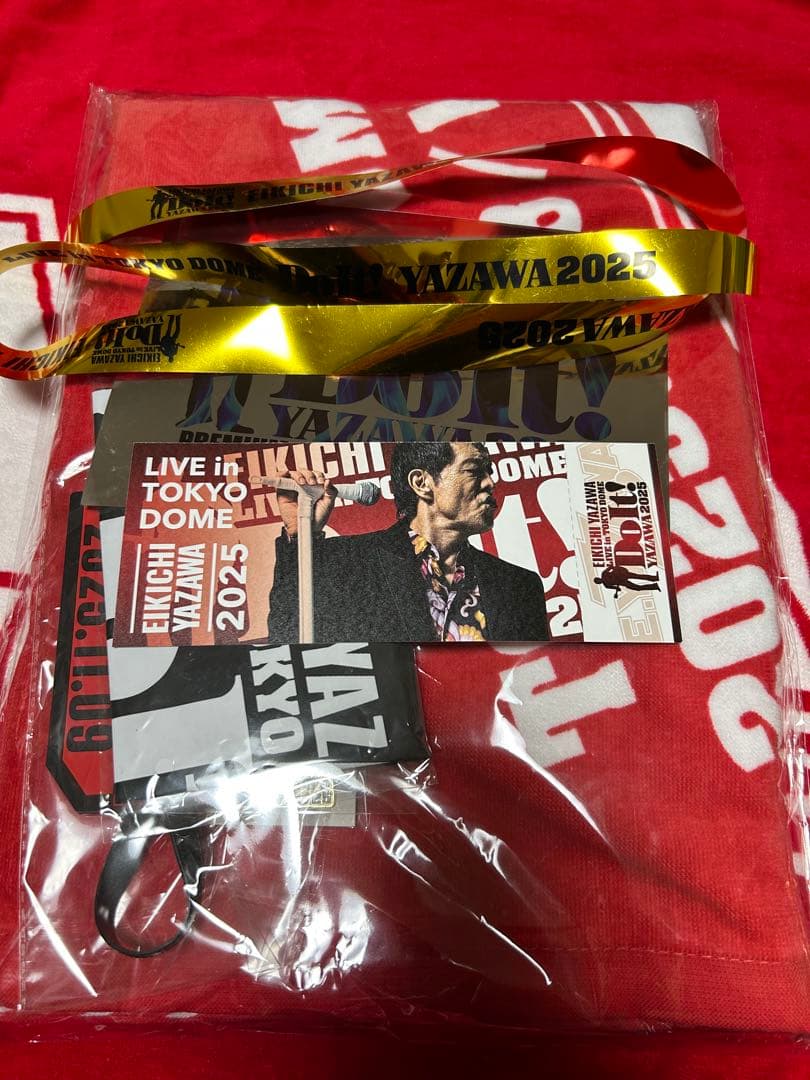 EIKICHI YAZAWA 2025 東京ドーム公演記念グッズセット　金テープ 矢沢永吉 TOKYO DOME 2025 金テープ 2本｜Yahoo!フリマ（旧PayPayフリマ）