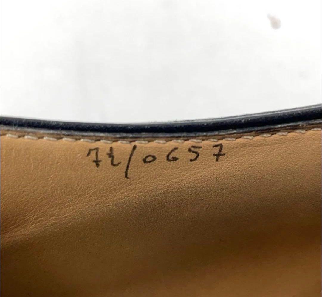 ベルルッティ⭐︎アレッサンドロ71/2ブラックパティーヌ／ホールカット