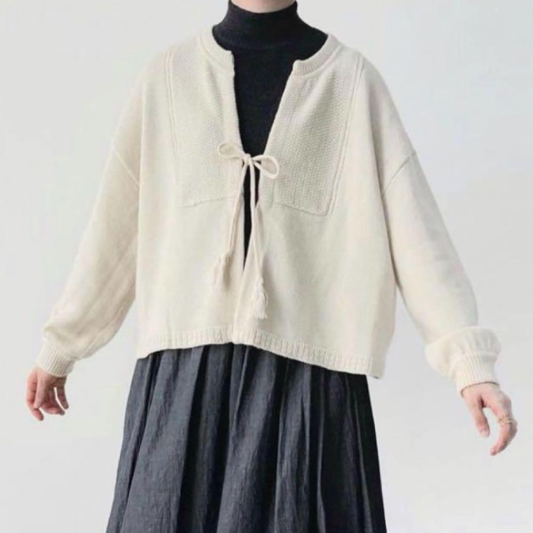 オオカミとフクロウ オオカミとゼンマイ仕掛けのペロ カーディガン