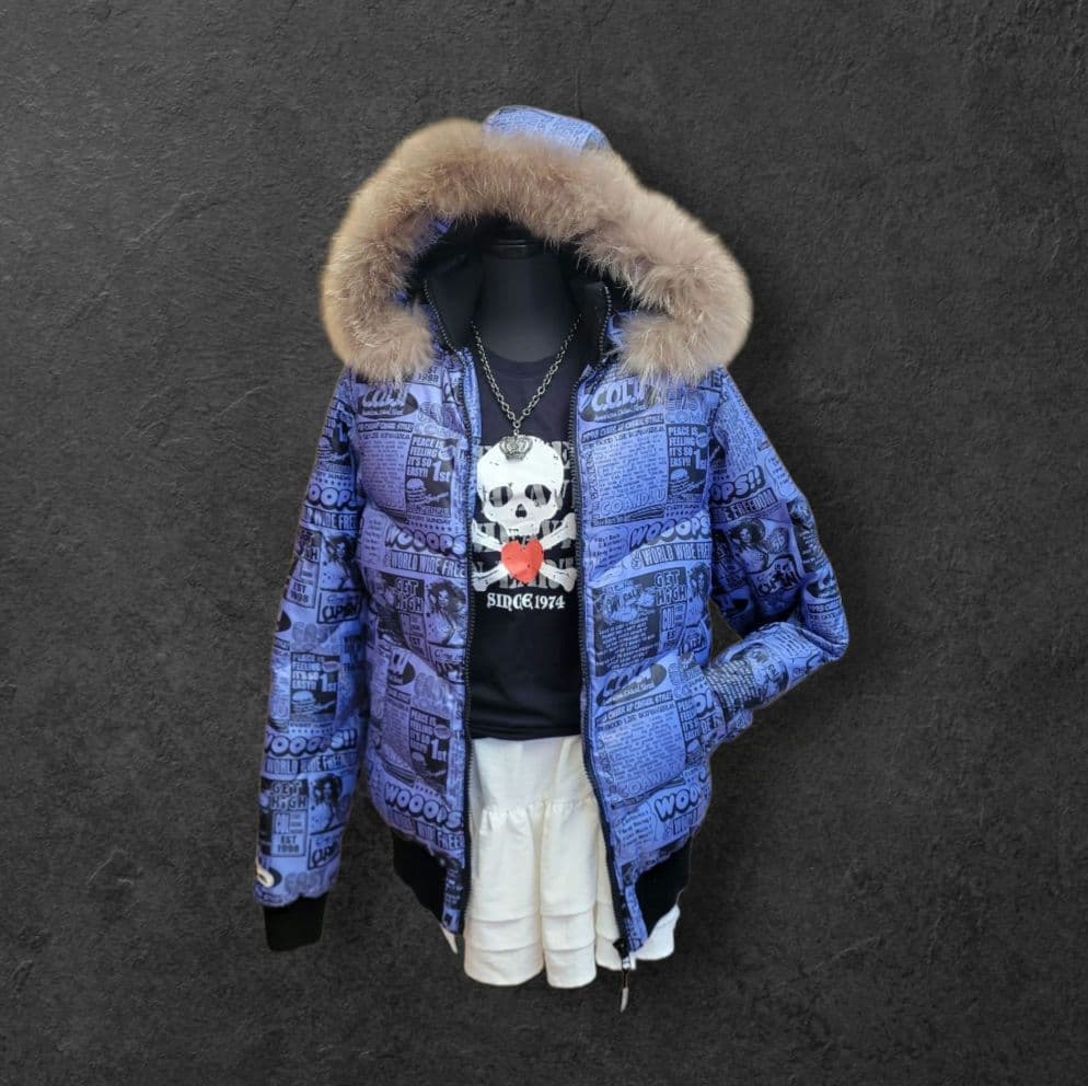 00s archive y2k ココルル 平成ギャル お兄系 ファーダウン - メルカリ