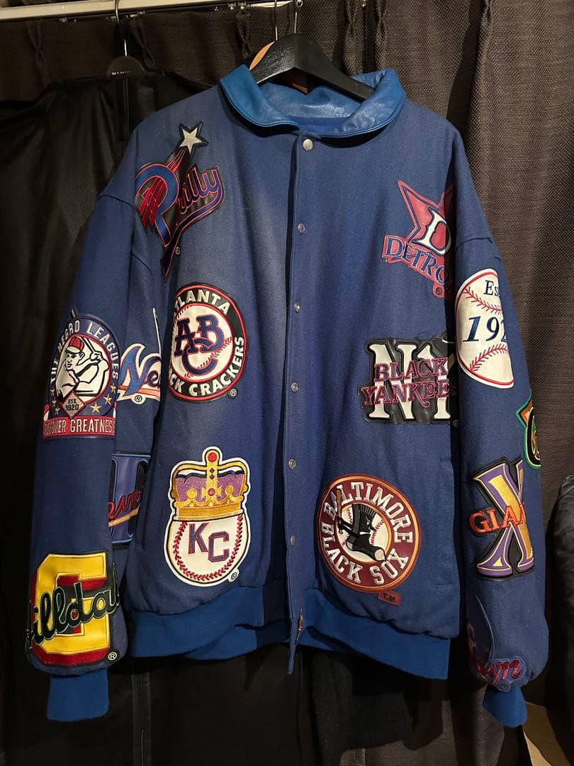 ジェフハミルトン　ニグロリーグ　スタジャン　ワッペン　jh design 楽天市場】ジェフハミルトン JH DESIGN スタジャン スタジアム