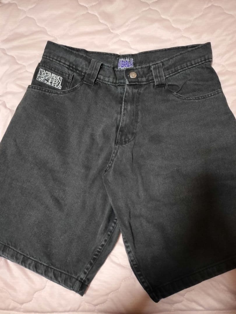 EARLskateboards デニム ショーツ S 黒 - メルカリ